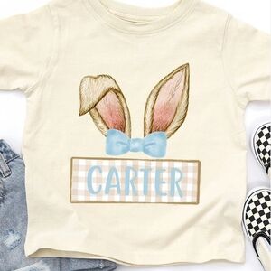 KIDS PERSONALIZED BUNNY EARS T-SHIRT